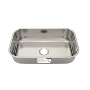 Cuba de Embutir Tramontina 56 x 34 x 14 cm Basic 56 BL Standard em Aço Inox Sem Válvula