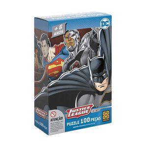 Quebra Cabeça 100 Peças Liga Da Justiça Dc Comics Grow 03321