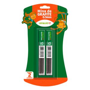 Grafite Para Lapiseira 0.5 Mm Hb Blister Com