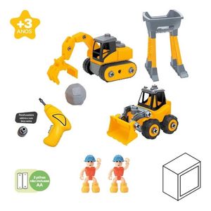 Kit Construção Delux ¿ Trator E Caminhão Zoop Toys Zp00425