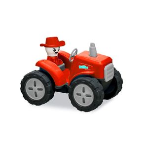 Trator Basculante Billie Fazendeiro Vermelho Usual Plastic 425