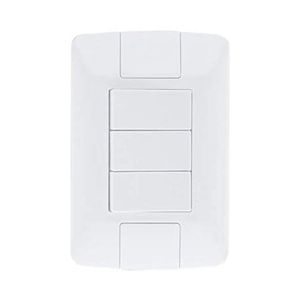 Conjunto 3 Interruptores Simples Tramontina 6A/250V Aria Branco