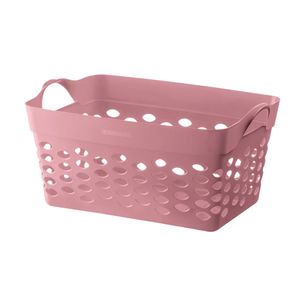 Cesto Organizador Retangular Rosa 22L Sanremo