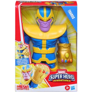 Boneco Thanos Super Hero Adventures Mega Mightie Vingadores Marvel F0022