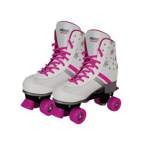 Patins Com 4 Rodas Ajustável Branco 39 A 42 Fenix Fenrl06B