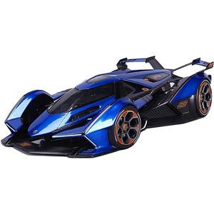 Miniatura Lamborghini V12 Vision Gran Turismo 2019 1/18 Azul Maisto 31454