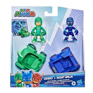 Pj Masks Lagartixo E Ninja Noturno 2 Figuras E Veículos Pj Mask F2841