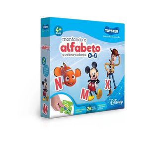 Jogo Montando O Alfabeto Disney Toyster 002791