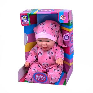 Boneca Baby Fofura De Pijama E Touca Cotiplas 2587