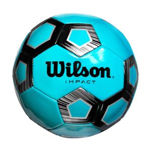 Bola De Futebol Nº5 Impact Azul E Preto Wilson Wte6501Xb05