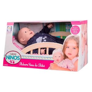 Boneco Ninos Reborn Menino Cotiplas 2219