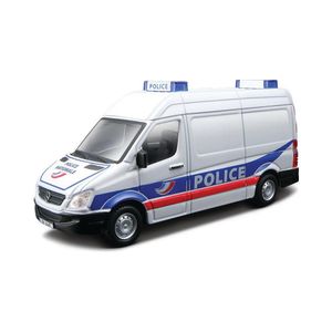 Miniatura Carro Mercedes Sprinter 1/50 Emergency Branco Bburago 32006