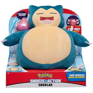 Pelúcia De Luxo Snorlax Pokemon De 25Cm Com Som Jazwares 002784