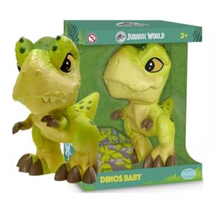Boneco Baby Dino T Rex Verde Pupee 1475