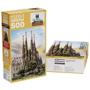 Quebra Cabeça Basílica Sagrada Família 500 Peças Grow 04378