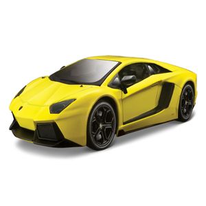 Miniatura Carro Lamborghini Aventador Lp700-4 1/24 Design Amarelo Maisto 31362