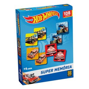 Jogo Super Memória Hot Wheels Grow 04424