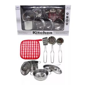 Kit De Panelinhas Inox 11 Peças Shiny Toys 001220