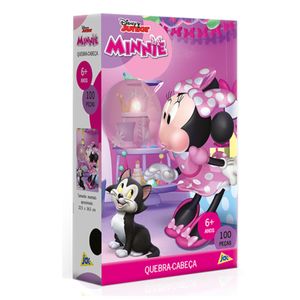 Quebra Cabeça Minnie Mouse 100 Peças Toyster 003093