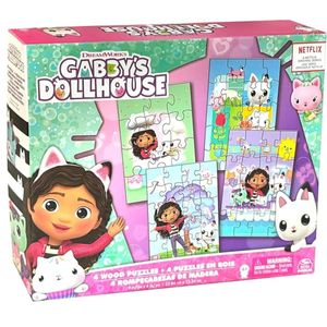 Quebra Cabeça Progressivo Madeira Gabby's Dollhouse Grow 04540