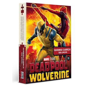 Quebra Cabeça DeadPool Wolverine 500 Peças Toyster 3244