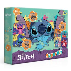 Super Kit de Jogos 3 em 1 Stitch Toyster 3237