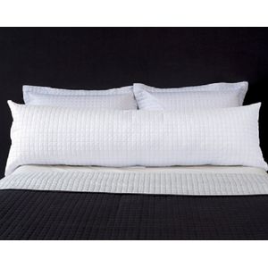 Porta Travesseiro Hug Plaza 40x130cm Branco Lavive