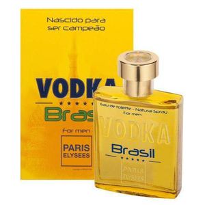 Vodka Brasil Yellow Eau De Toilette Paris Elysees - Perfume Masculino 100ml