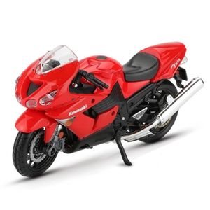 Miniatura Moto Kawasaki Ninja Zx 14R 1/18 Vermelho Maisto 35300