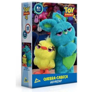 Quebra Cabeça 60 Peças Duck E Bunny Conejo 4 Toy Story 2628