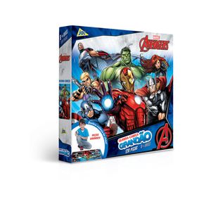 Quebra Cabeça Grandão 120 Peças Os Vingadores Toyster 002752