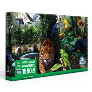 Quebra Cabeça 1500 Peças Floresta Amazônica Toyster 002693