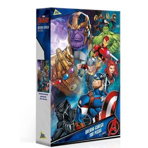 Quebra Cabeça 100 Peças Os Vingadores Toyster 002749