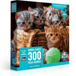 Quebra Cabeça 300 Peças Cestas De Gatinhos Toyster 002759