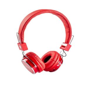 Fone de Ouvido Headset com Bluetooth Sd Fm B05 Vermelho