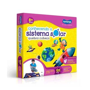 Quebra Cabeça 120 Peças Conhecendo O Sistema Solar Toyster 002219