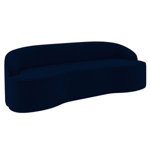 Sofá 4 Lugares para Sala de Estar Living 230cm Theo D06 Veludo Royal - Mpozenato
