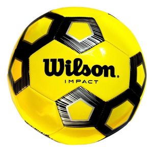 Bola Futebol Impact Amarelo E Preto Nº 5 Wilson Wte6500Xb05