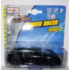 Miniatura Fresh Metal Power Racers Bugatti Chiron Preto Maisto 25001