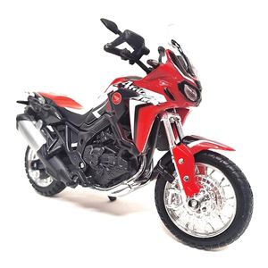 Miniatura Moto Honda Africa Twin 1/18 Vermelha Maisto 35300