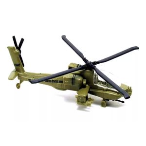 Miniatura Avião Tailwinds Fresh Metal Ah-64 Apache Verde Maisto 15088