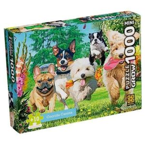 Quebra Cabeça 1000 Peças Mini Corrida Canina Grow 04606