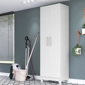 Armário Multiuso 2 Portas New Íris Moval Branco