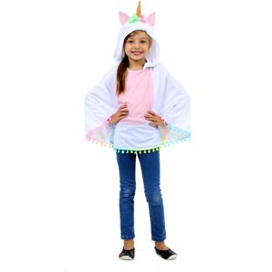 Fantasia Poncho Unicórnio Infantil