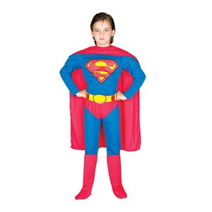 Fantasia Super Homem Infantil Peitoral -  Luxo