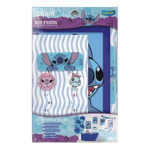 Kit Festa para Decoração Stitch  62 Peças