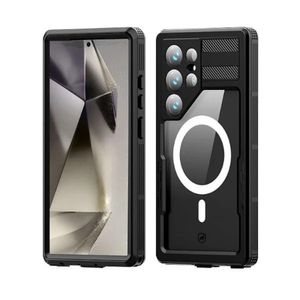 Capa case capinha à Prova d'água Nautical MagSafepara Samsung Galaxy S25 Ultra - Transparente - Gshield