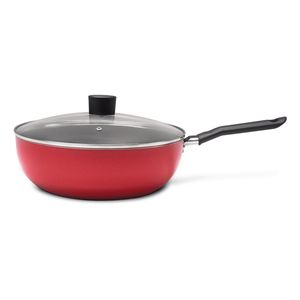 Wok Com Tampa Garlic - 4,1 L  - Brinox 28 x 9 cm