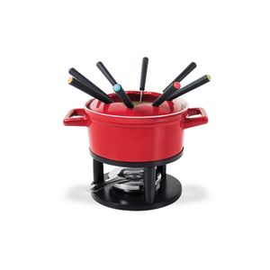 Aparelho De Fondue 13 Peças Cerâmica Linha Fondue Brinox