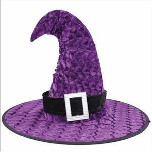 Chapéu Cinto da Bruxa Roxo - Cromus